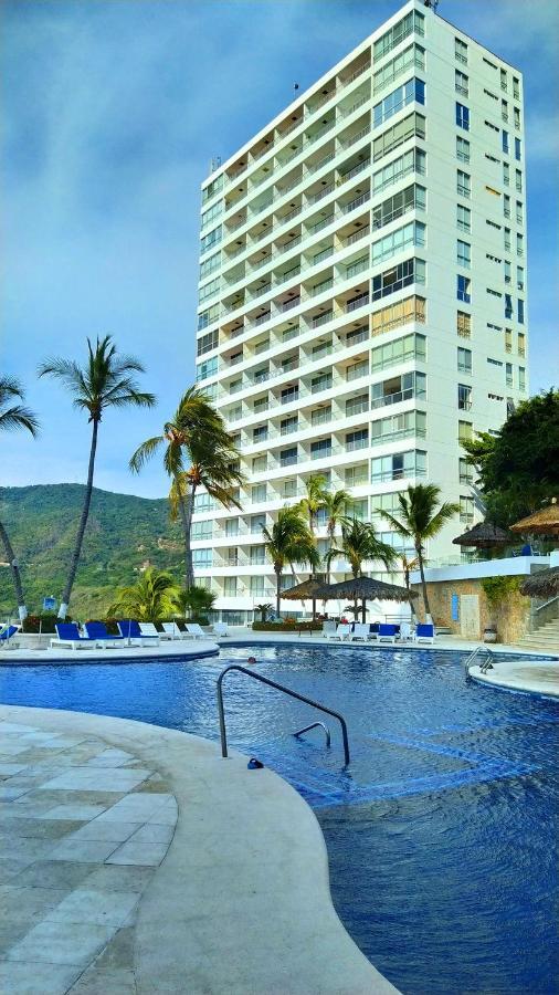 Departamento Con Preciosa Vista Al Mar En Acapulco Diamante Lägenhet Exteriör bild