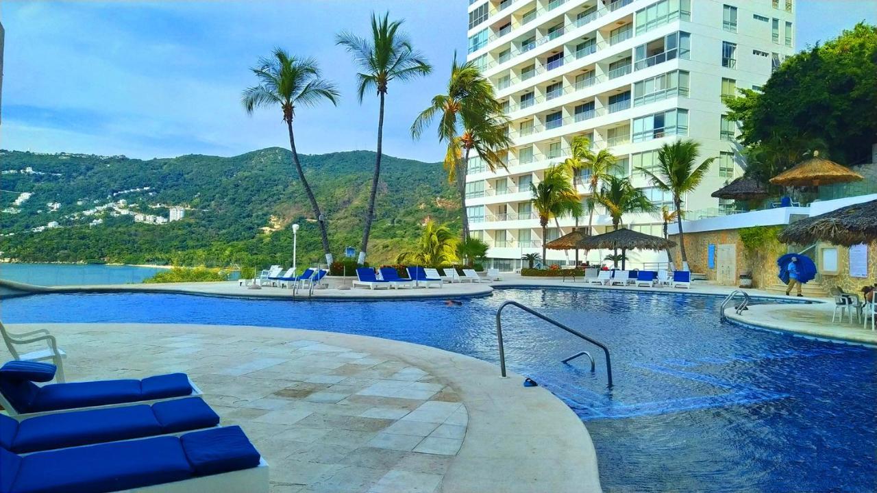 Departamento Con Preciosa Vista Al Mar En Acapulco Diamante Lägenhet Exteriör bild